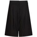 Short Liu Jo Bermuda en lin m&eacute;lang&eacute; Noir