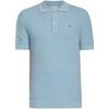 Polo Gant Polo en coton micro-textur&eacute; Bleu