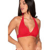 Maillots de bain Luna Splendida Haut maillot de bain triangle pliss&eacute; embo&icirc;tant BLUE SENSE Rouge