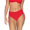 Maillots de bain Luna Splendida Bas maillot slip de bain c&ocirc;t&eacute;s fronc&eacute;s BLUE SENSE Rouge