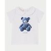Polo enfant Liu Jo T-shirt b&eacute;b&eacute; avec ours en peluche Blanc