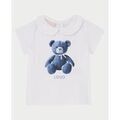 Polo enfant Liu Jo T-shirt b&eacute;b&eacute; avec ours en peluche Blanc Grenoble