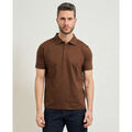 Polos sur Grenoble : Polo Sseinse Polo homme slim fit en piqu&eacute; de coton Marron