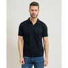 Polo Sseinse Polo homme slim fit en piqu&eacute; de coton Bleu