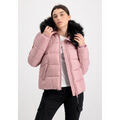 Vestes sur Grenoble : Veste Alpha Industries Hooded Puffer Alpha Women - silver pink