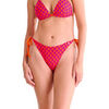 Maillots de bain Lisca Bas maillot slip de bain bikini &eacute;chancr&eacute; &agrave; nouettes ARUBA Orange