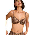 Maillots de bain Selmark Haut maillot de bain embo&icirc;tant UTOPIA Mare Marron Grenoble