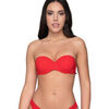 Maillots de bain Luna Splendida Haut maillot de bain bandeau pr&eacute;form&eacute; BLUE SENSE Rouge