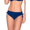Maillots de bain Luna Splendida Bas maillot slip de bain c&ocirc;t&eacute;s fronc&eacute;s BLUE SENSE Bleu