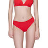 Maillots de bain Luna Splendida Bas maillot slip de bain pliss&eacute; 5cm BLUE SENSE Splendida Rouge