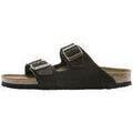 Mules BIRKENSTOCK Homme ARIZONA CUIR SUEDE &eacute;troite Noir Grenoble