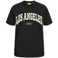 Tee-shirts sur Grenoble : T-shirt Jack & Jones T-shirt coupe r&eacute;guli&egrave;re col rond noir Noir