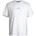 Tee-shirts sur Grenoble : T-shirt Jack & Jones T-shirt blanc col rond manches courtes