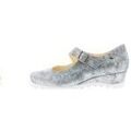 Chaussures d&eacute;contract&eacute;es femme sur Grenoble : Ballerines Tape 40208 Blue