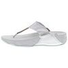 Claquettes FitFlop Walker Toe Post Wide Fit Argent&eacute;
