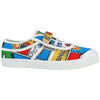 Baskets basses enfant Kawasaki Kawasaki Cartoon Kids Shoe W/Elastic K202585 2084 Strong Blue