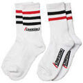 Chaussettes sur Grenoble : Chaussettes Kawasaki Kawasaki 2 Pack Socks K222068 1002 White