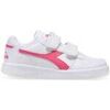 Baskets basses enfant Diadora Playground Ps Girl 101.175782 01 C2322 White/Hot Pink