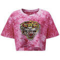 Tee-shirts sur Grenoble : T-shirt Ed Hardy Los Tigre Grop Top Rosa