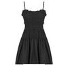 Robe courte MICHAEL Michael Kors POPLIN SMOCKED MINI DRESS
