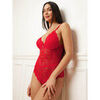 Maillots de corps La Modeuse Bodys pour femme - Rouge - Rouge