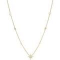 Colliers sur Grenoble : Collier Orusbijoux Collier Argent Dor&eacute; &eacute;toile Et Perles Naturelles Blanches Dor&eacute;