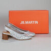 Chaussures escarpins JB Martin SELMA Argent&eacute;