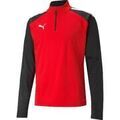 Vestes sur Grenoble : Veste Puma Veste de surv&ecirc;tement teamLIGA 1 4 Zip Top Rouge