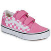 Baskets basses enfant Vans Old Skool V COLOR THEORY CHECKERBOARD Pink Fizz