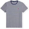 T-shirt Polo Ralph Lauren Custom Slim Fit Striped T-Shirt - Navy/White Grenoble