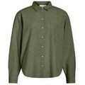 Chemises sur Grenoble : Chemise Vila Noos Prisilla Loose Shirt - Olivine