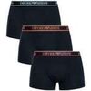 Boxers Emporio Armani Pack de 3 troncs Bleu