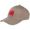 Casquette HUGO Casquette de baseball &agrave; logo carr&eacute; Beige