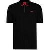 Polo HUGO Polo zipp&eacute; Dalomino Noir