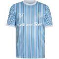 Tee-shirts sur Grenoble : T-shirt Lyle & Scott Maillot de football &agrave; rayures pr&eacute;paratoires Bleu