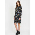 Robe courte La F&eacute;e Marabout&eacute;e Robe courte Taille 34 / XS Noir multicolor Grenoble