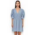 Robes sur Grenoble : Robe courte Vila Robe courte Taille 34 / XS Bleu