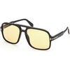 Lunettes de soleil Tom Ford FT0884 FALCONER-02 Lunettes de soleil, Noir/Marron, 60 mm