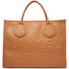 Sac a main Lancel Paris 1876 Sac cabas Lancel Jour M en cuir couleur camel