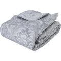Linge de maison sur Grenoble : Parures de lit Atmosphera Ensemble de literie Marie motif cachemire gris