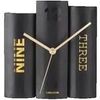 Horloges Karlsson Horloge de table Book design Trompe-l'?il noir Noir Unique. . Maison > Horloges.