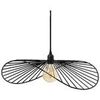 Lustres, suspensions et plafonniers Atmosphera Suspension Adelia noire design m&eacute;tal Noir Unique. . Maison & D&eacute;co > Lustres, suspensions et plafonniers.