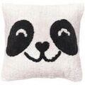 Linge de maison sur Grenoble : Coussins Today Coussin Panda en coton d&eacute;houssable 40x40 cm Blanc Unique. . Maison & D&eacute;co > Coussins.