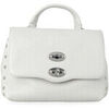 Sac &agrave; main Zanellato Sac Daily Baby en cuir gris Carrara