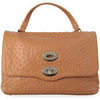 Sac &agrave; main Zanellato Sac Cactus S en cuir marron