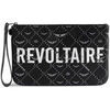 Sac &agrave; main Zadig & Voltaire Pochette " Z Pouch Revoltaire " en toile