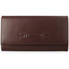 Pochette Elisabetta Franchi Sac en cuir couleur cacao