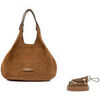 Sac &agrave; main Gianni Chiarini Petit sac en daim marron