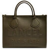 Sac &agrave; main Lancel Paris 1876 Sac cabas Lancel Jour M en cuir vert