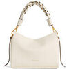 Sac &agrave; main Coccinelle Sac Small en cuir couleur perle